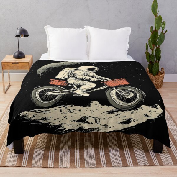 Item preview, Astronaut Riding Bike Cosmic Space designed and sold by Jcat7.