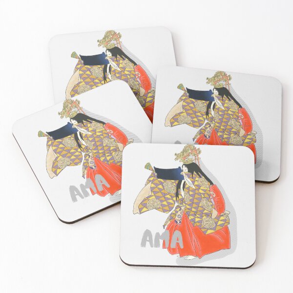 Item preview, Ama: Depths of Devotion – Japanese Noh Theater Inspired Design designed and sold by tokomoroJP.