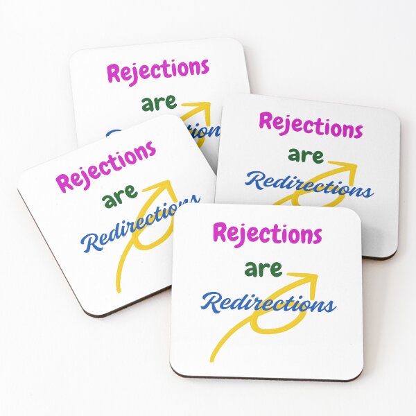 Item preview, Rejections Are Redirections – Motivational Quote Design designed and sold by PRINTJIT.