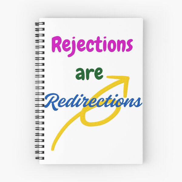 Item preview, Rejections Are Redirections – Motivational Quote Design designed and sold by PRINTJIT.