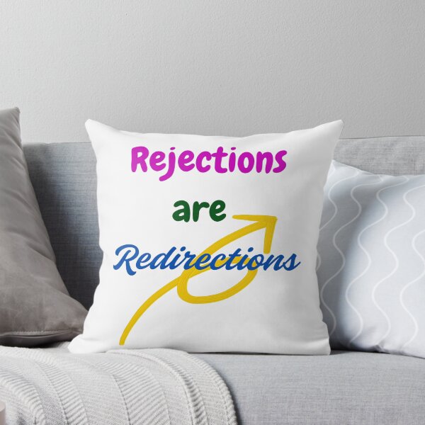 Item preview, Rejections Are Redirections – Motivational Quote Design designed and sold by PRINTJIT.