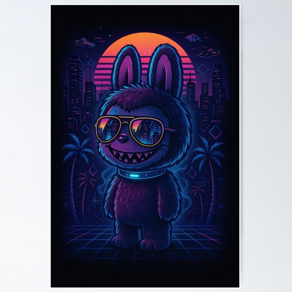 Item preview, Future is now with Labubu designed and sold by Daria Akhapkina.