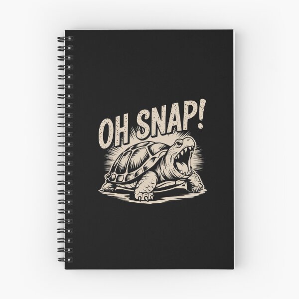 Item preview, Oh Snap  Funny Sarcastic Snapping Turtle Joke snapping turtle designed and sold by SOUFIANE1991.