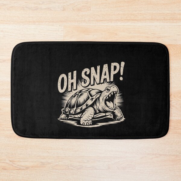 Item preview, Oh Snap  Funny Sarcastic Snapping Turtle Joke snapping turtle designed and sold by SOUFIANE1991.
