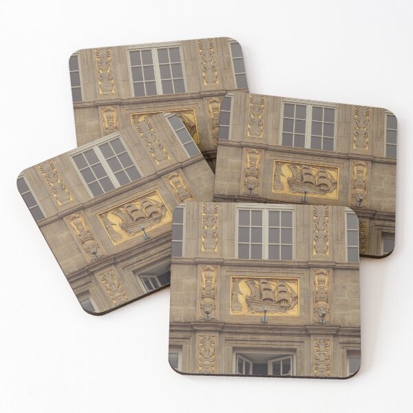 Item preview, Wrocław Golden Ship Relief – Historic Baroque Architecture designed and sold by City and Nature in the Lens.