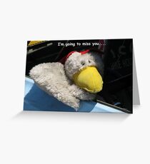 Leaving is Hard Greeting Card
