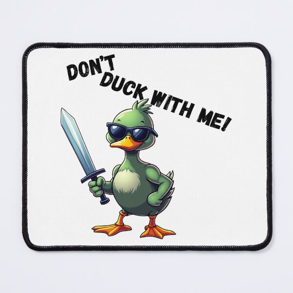 Item preview, Cool Duck with Sunglasses and Sword – Funny Warrior Duck" designed and sold by MOTAS Graphics .