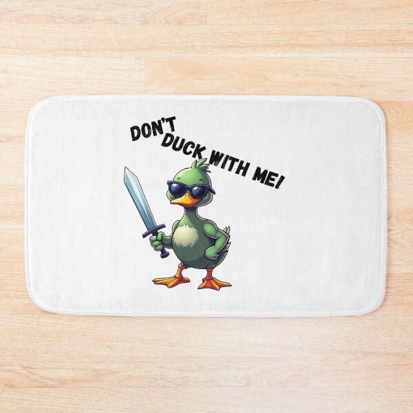 Item preview, Cool Duck with Sunglasses and Sword – Funny Warrior Duck" designed and sold by MOTAS FASHION .