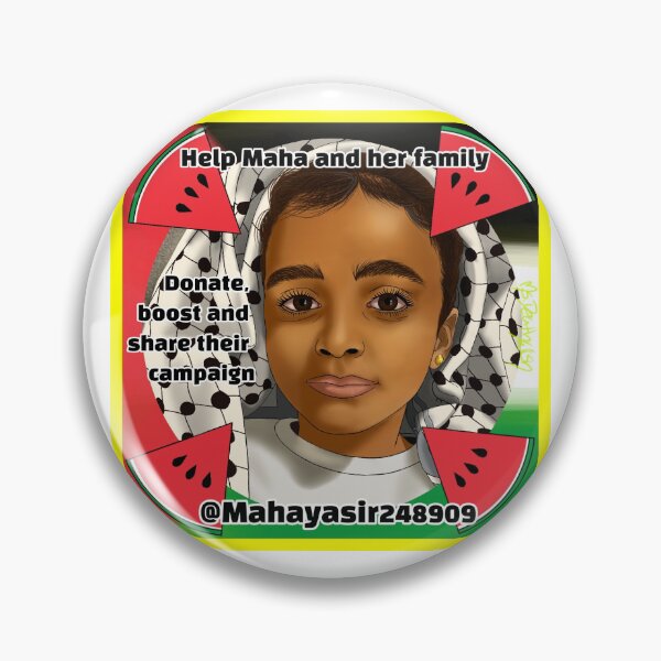 Item preview, Help Maha (ALL PROFITS GO TO MAHA AND HER FAMILY) designed and sold by Ms. Deathwish Designs.