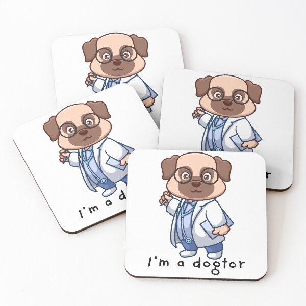 Item preview, Cute Dog Doctor – Cartoon Puppy in Lab Coat designed and sold by MOTAS FASHION .