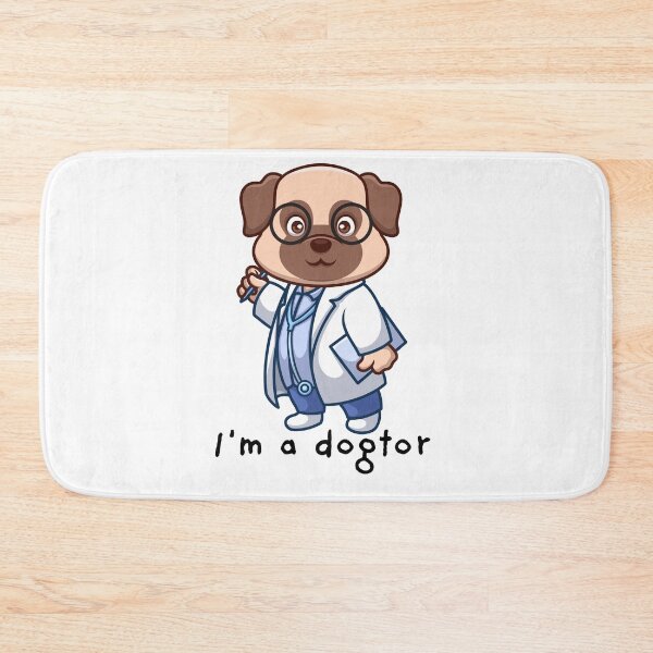 Item preview, Cute Dog Doctor – Cartoon Puppy in Lab Coat designed and sold by MOTAS FASHION .