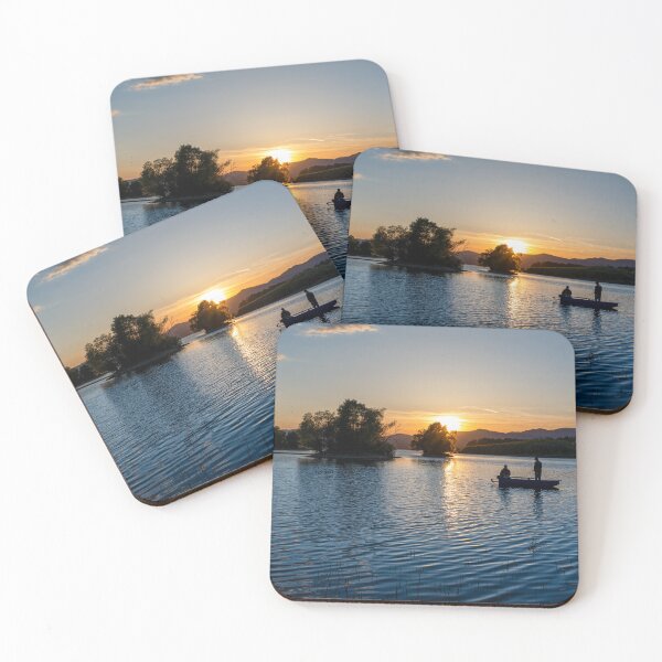 Item preview, Pescando en la presa al atardecer designed and sold by Ludophoto.