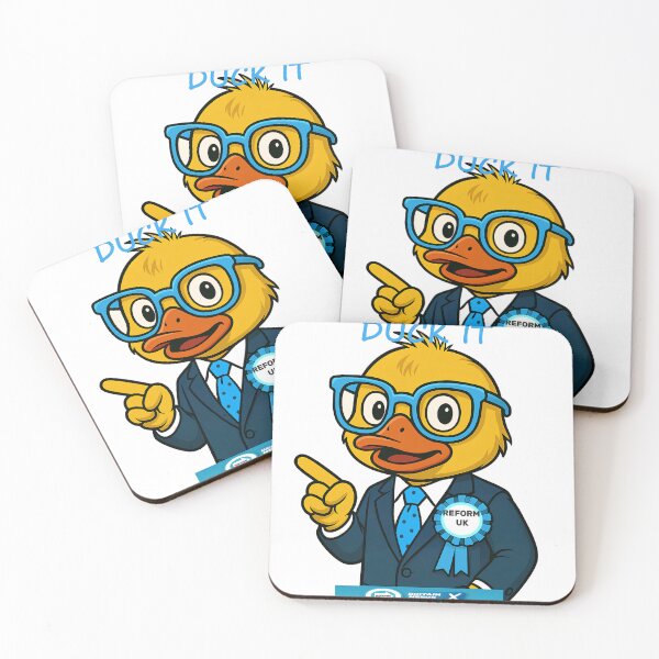 Item preview, Political Duck Vote Reform UK FUNNY POLITICS HUMOUR designed and sold by FAT BORIS STORE.