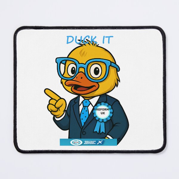 Item preview, Political Duck Vote Reform UK FUNNY POLITICS HUMOUR designed and sold by FAT BORIS STORE.