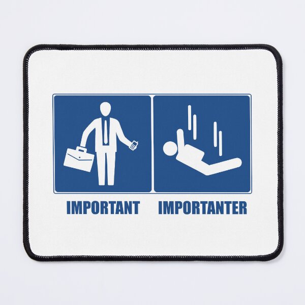 Item preview, Work Is Important, Sky Diving Is Importanter designed and sold by Esskay Designs.
