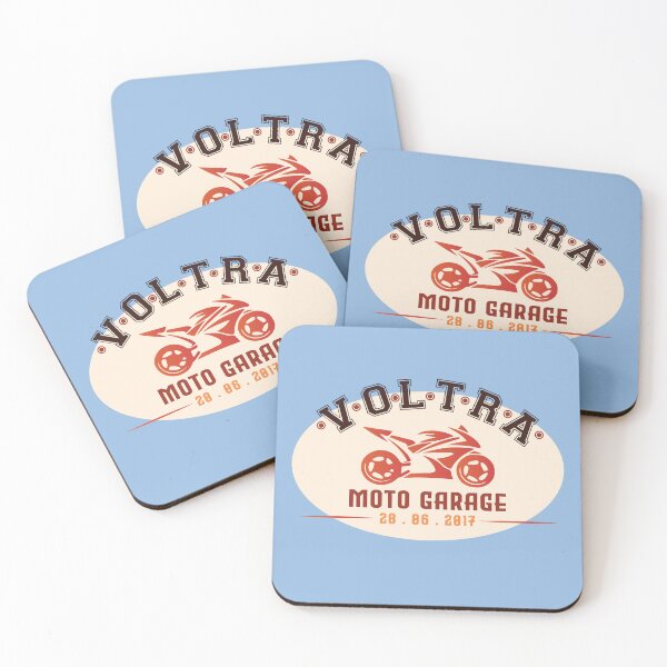 Item preview, Voltra Moto Garage Vintage Oval Logo designed and sold by richardmakerhub.