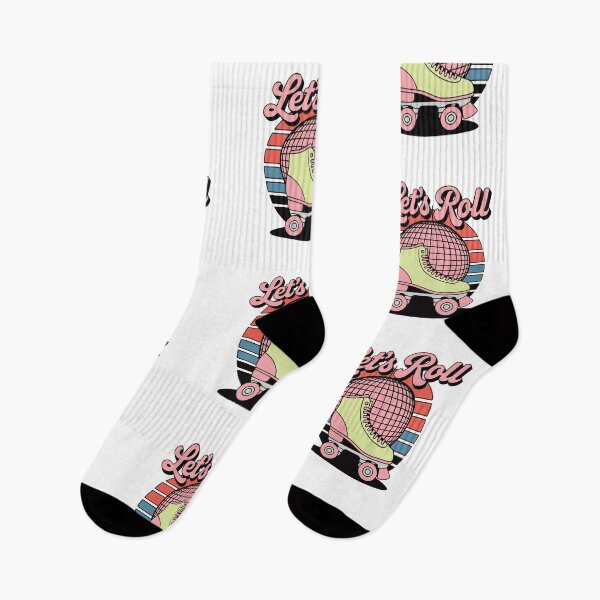 Item preview, Let’s Roll – Retro Roller Skate Disco Design designed and sold by TipTop GFX.