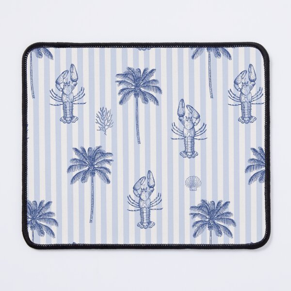 Item preview, Coastal Chic Aesthetic Blue White Striped Pattern designed and sold by tanjica.