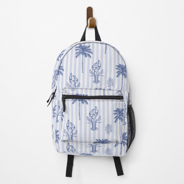Item preview, Coastal Chic Aesthetic Blue White Striped Pattern designed and sold by tanjica.