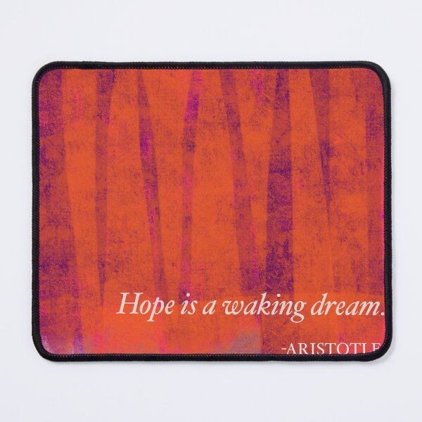 Item preview, Aristotle quote - Hope is a waking dream designed and sold by zara-designs.