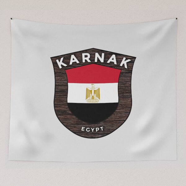 Item preview, Karnak Egypt Emblem Flag designed and sold by World Designs.