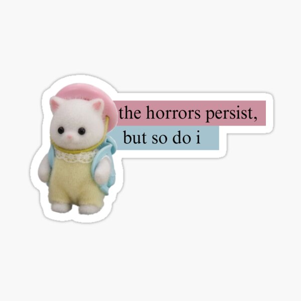 Item preview, the horrors persist calico critter/Sylvanian Family  designed and sold by unequivocallyso.