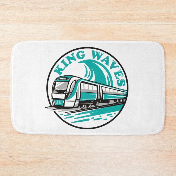 Item preview, King Waves with C Series Perth Transperth Train designed and sold by jasmineberry.
