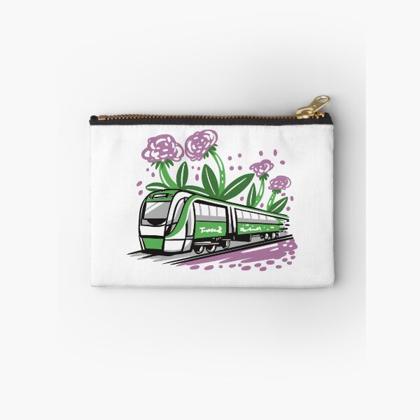 Item preview, Perth Green Train with Flowers designed and sold by jasmineberry.
