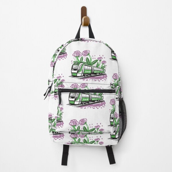 Item preview, Perth Green Train with Flowers designed and sold by jasmineberry.