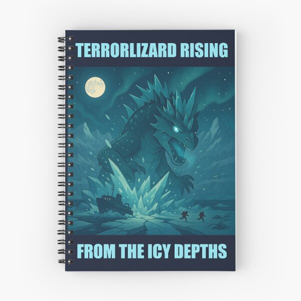 Item preview, Arctic Terror - Lizard Kaiju in the Arctic Ice designed and sold by SlatoMato.