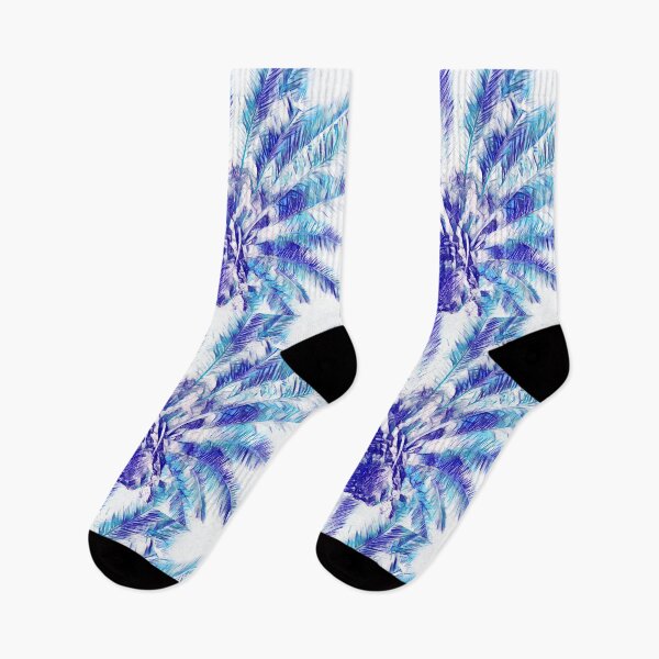 Item preview, Cool palm tree and leaves in the sky  designed and sold by wallartofmio.