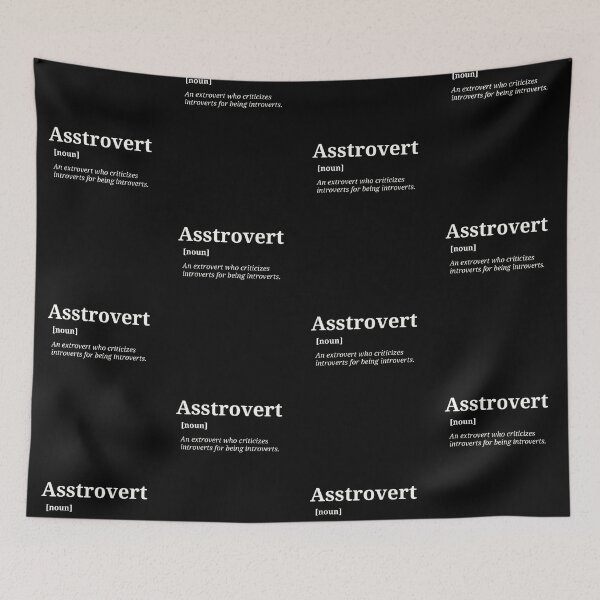 Item preview, Asstrovert – Snarky Personality Type Definition Design designed and sold by LoversEyes.