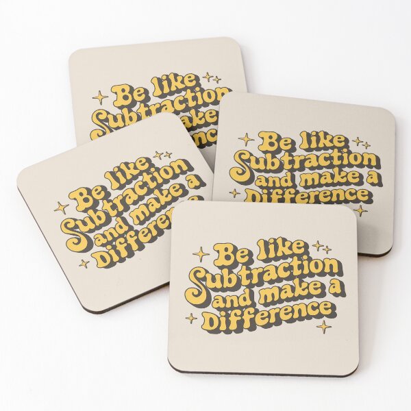 Item preview, Be Like Subtraction and Make a Difference Math Teacher designed and sold by stylesip.