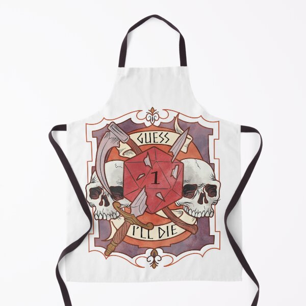 Item preview, Guess I'll die - DnD crit happens designed and sold by MrHide.