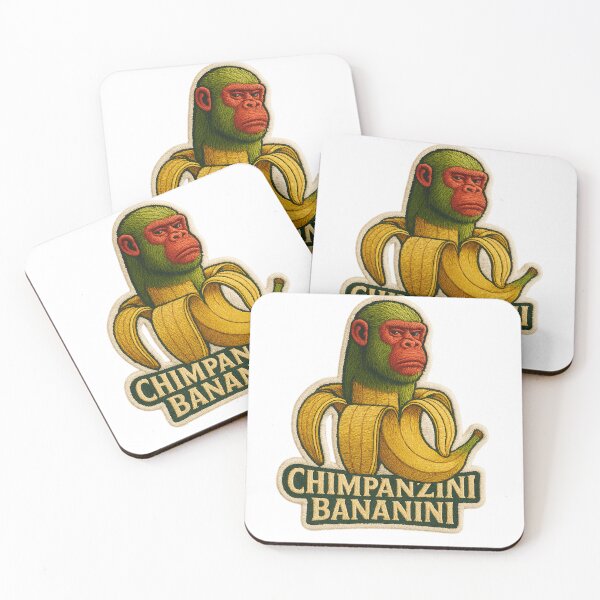 Item preview, Chimpanzini bananini embroidery patch sticker designed and sold by mvojnovic1992.