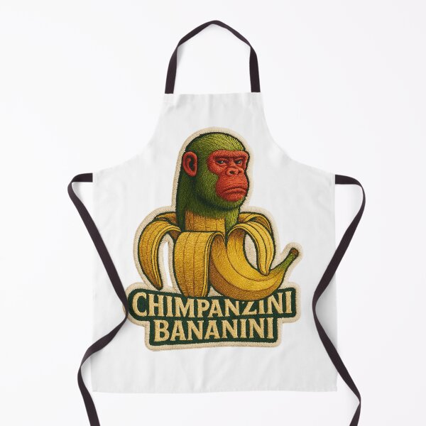 Item preview, Chimpanzini bananini embroidery patch sticker designed and sold by mvojnovic1992.