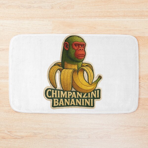 Item preview, Chimpanzini bananini embroidery patch sticker designed and sold by mvojnovic1992.