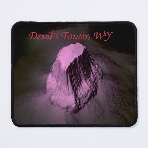 Item preview, Devil's Tower Wyoming in Red designed and sold by gistinker.