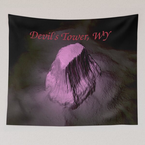 Item preview, Devil's Tower Wyoming in Red designed and sold by gistinker.
