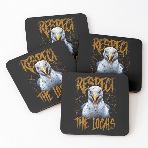 Item preview, Respect The Locals Funny Seagull Seaside designed and sold by JRRTs.