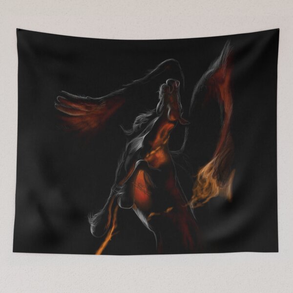 Item preview, Fire Horse Break Free designed and sold by AK-Hevonen.