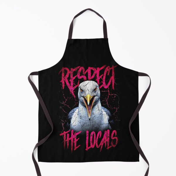 Item preview, Respect The Locals Funny Seagull Seaside designed and sold by JRRTs.