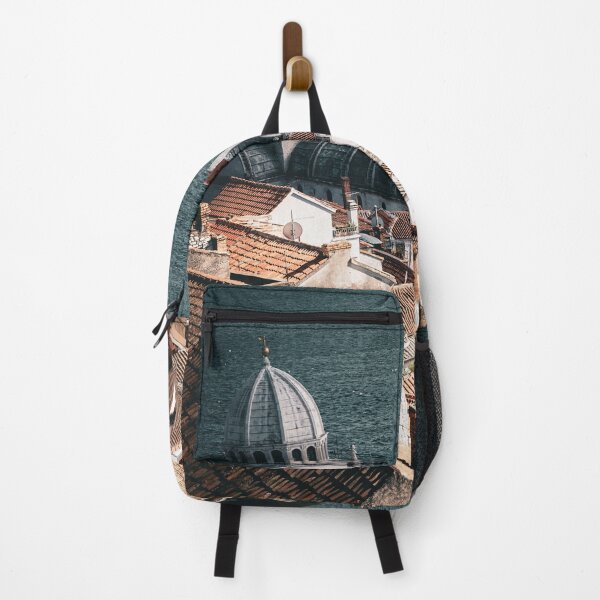 Item preview, Cathedral by the Sea – Croatian Rooftops & Adriatic View designed and sold by Ellaire.