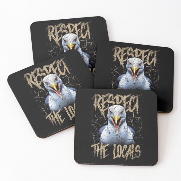 Item preview, Respect The Locals Funny Seagull Seaside designed and sold by JRRTs.