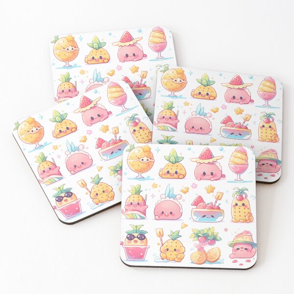 Item preview, Summer Faces in Kawaii World designed and sold by daila70.