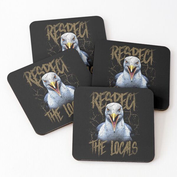 Item preview, Respect The Locals Funny Seagull Seaside designed and sold by JRRTs.