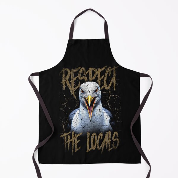 Item preview, Respect The Locals Funny Seagull Seaside designed and sold by JRRTs.