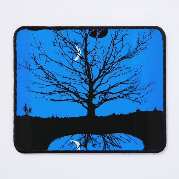 Item preview, Crescent Moon with Tree Silhouette designed and sold by Marymarice.