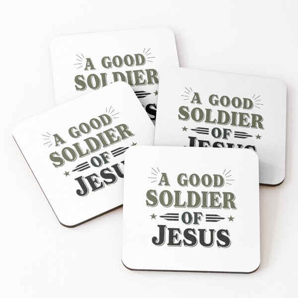 Item preview, A Good Soldier Of Jesus designed and sold by Faithloveshop.