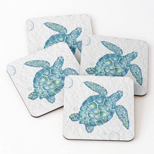 Item preview, Watercolour Turtles designed and sold by Charlie's Paper Studio.